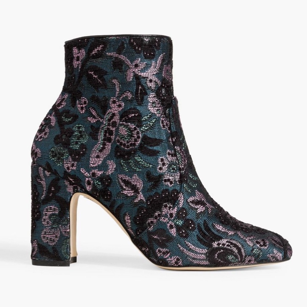 Stuart Weitzman Nell 85 jacquard ankle boots 38.5